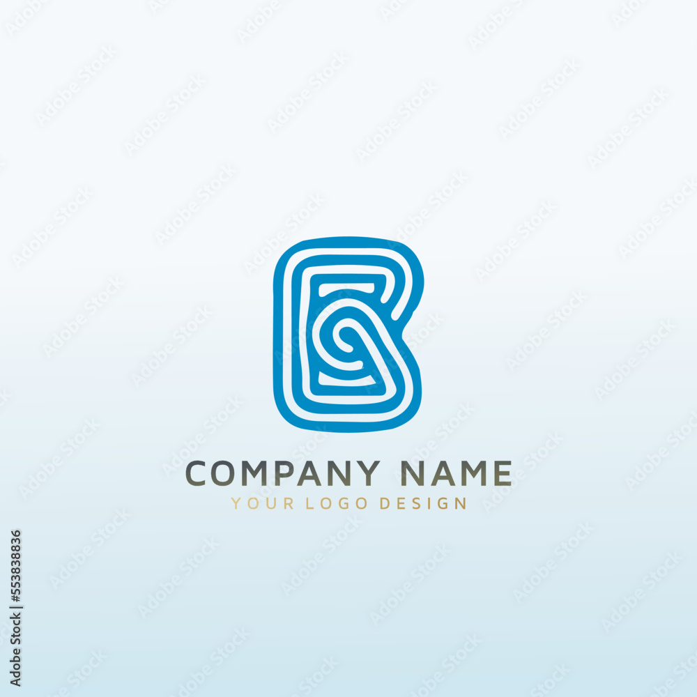 dating site letter B vector logo design dating site letter B vector logo design