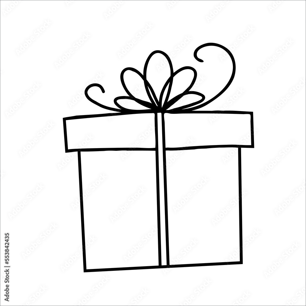 Hand drawn doodle card and gift illustration symbol for Gift card, loyalty program, earn points, redeem present box, more discount, perks concept cartoon Hand drawn doodle card and gift illustration symbol for Gift card, loyalty program, earn points, redeem present box, more discount, perks concept cartoon