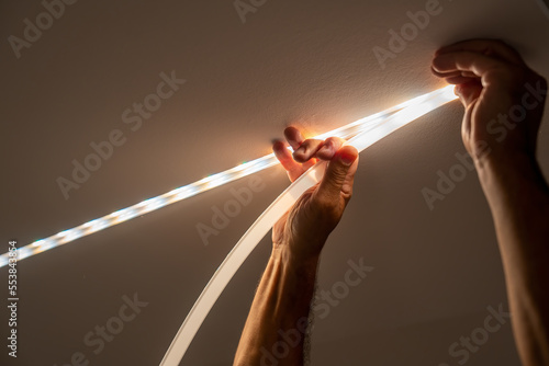 Moving to a new house. Diode lighting installation, how to install led strip for lighting correctly into aluminium bar