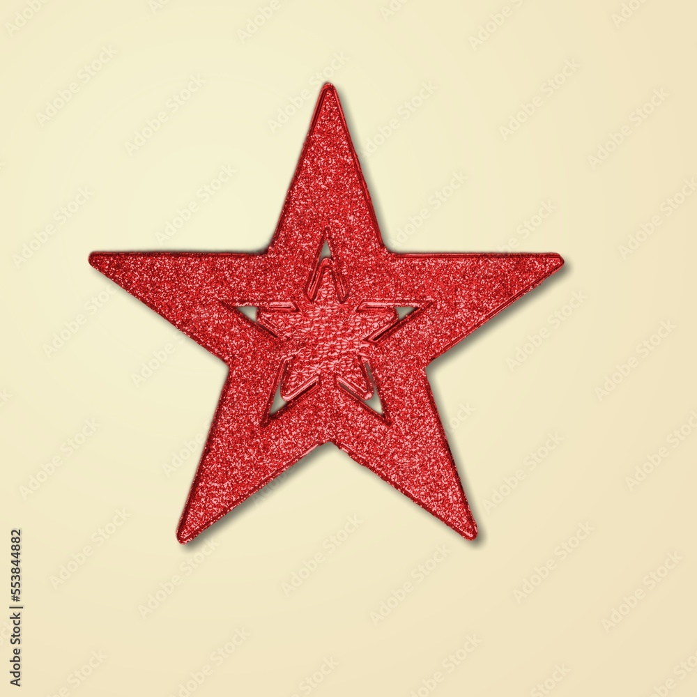Beautiful holiday Christmas star decoration Beautiful holiday Christmas star decoration