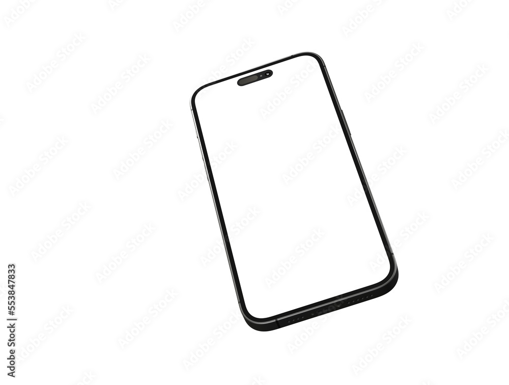 Modern frameless smartphone Mock up Modern frameless smartphone Mock up
