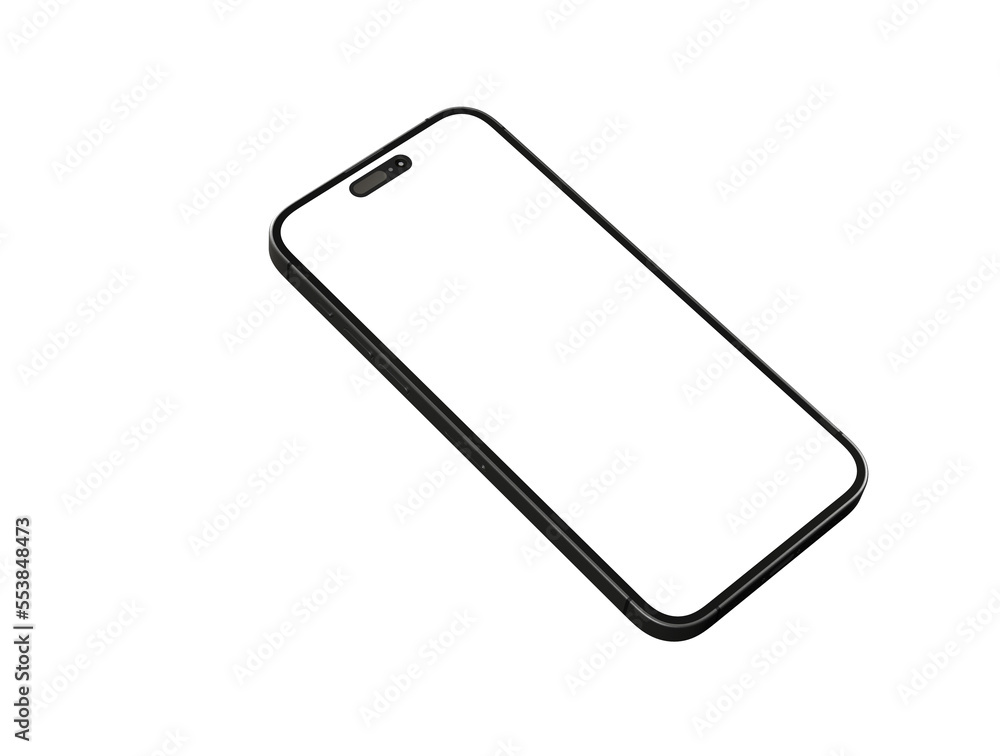 Modern frameless smartphone Mock up Modern frameless smartphone Mock up