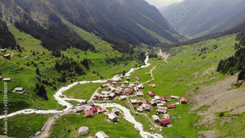 Elevit Plateau is the most beautiful places of the black sea Rize Turkey photo