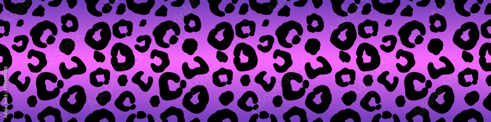 Leopard print seamless pattern. endless vector background Leopard print seamless pattern. endless vector background