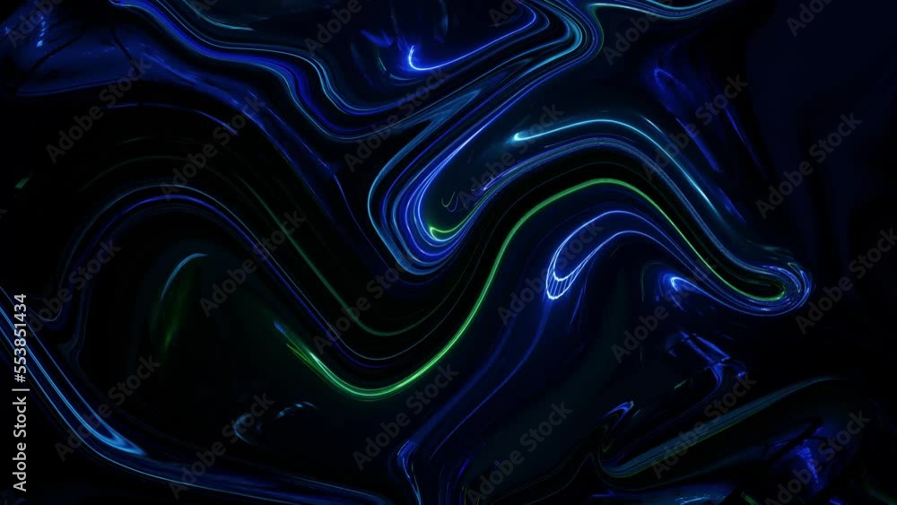 3d render. Marble pattern, swirls and curls. Abstract fluid paint ...