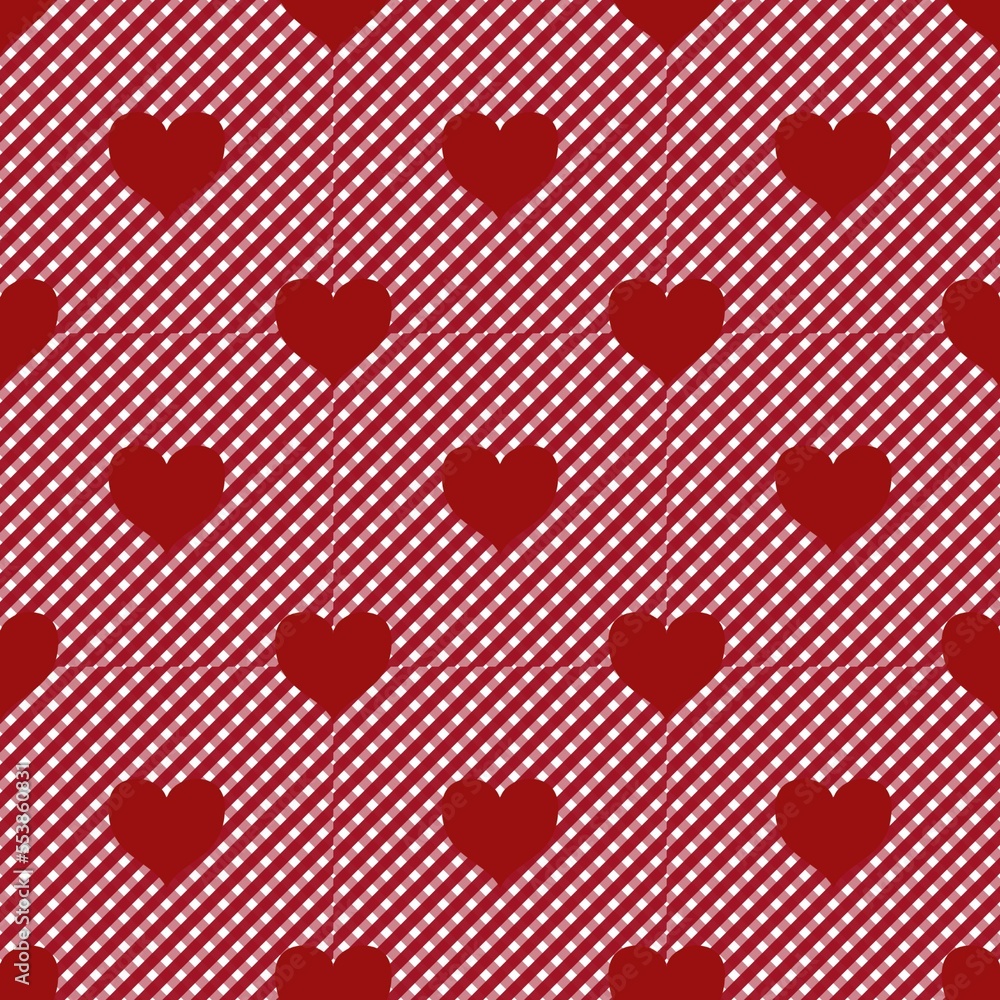 Background seamless pattern with hearts Background seamless pattern with hearts