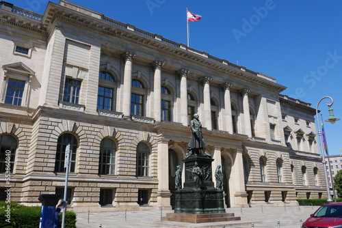 Canvas Print Berliner Abgeordnetenhaus in der Niederkirchnerstraße