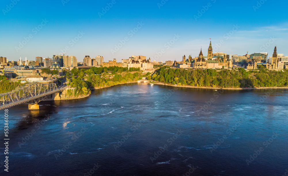 Fototapeta premium Ottawa, aerial view