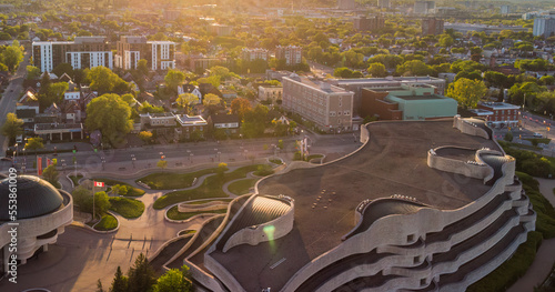 Gatineau city aerial view