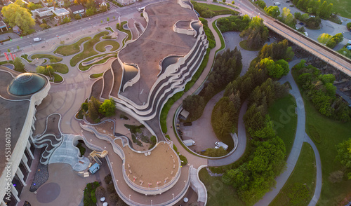 Gatineau city aerial view