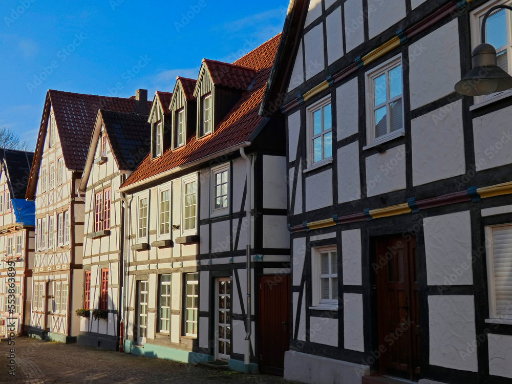 Fototapeta premium On the way in historical paderborn