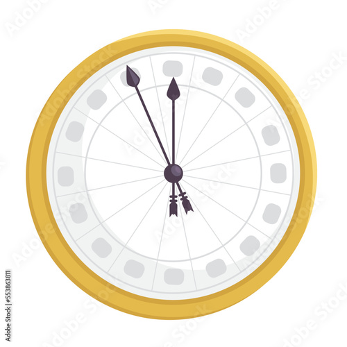 golden time clock watch