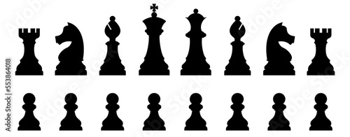 Chess pieces set