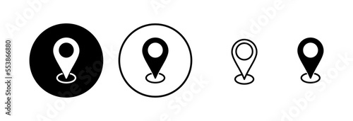 Address icon vector illustration. home location sign and symbol. pinpoint