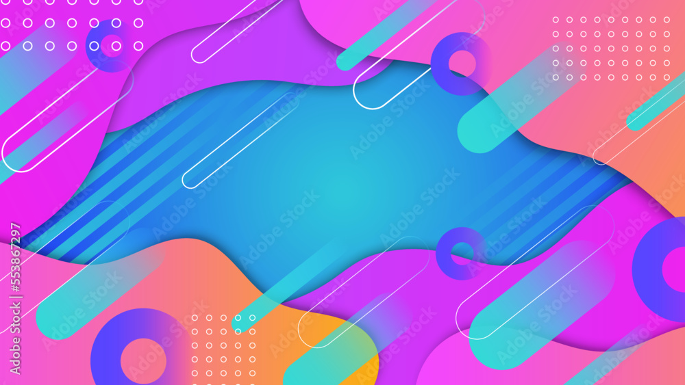 Obraz premium Abstract vibrant color contrast composition background