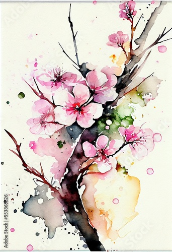 Sakura tree, cherry blossom