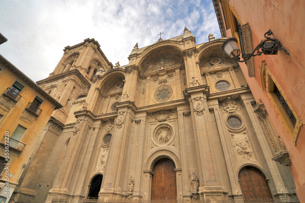  Cathedral of the Incarnation  in the city of Granada.
