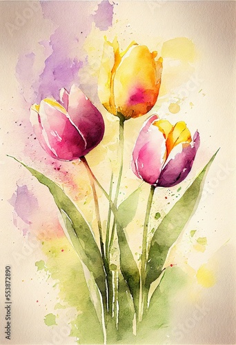 beautiful tulip flower