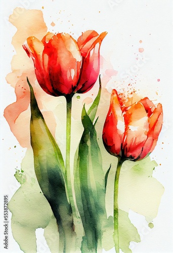 beautiful tulip flower