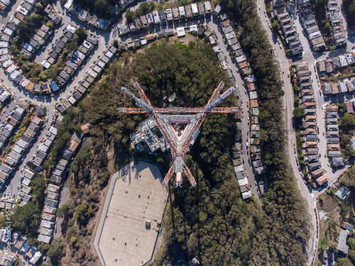 Photography San Francisco Landmark from Above During the Day