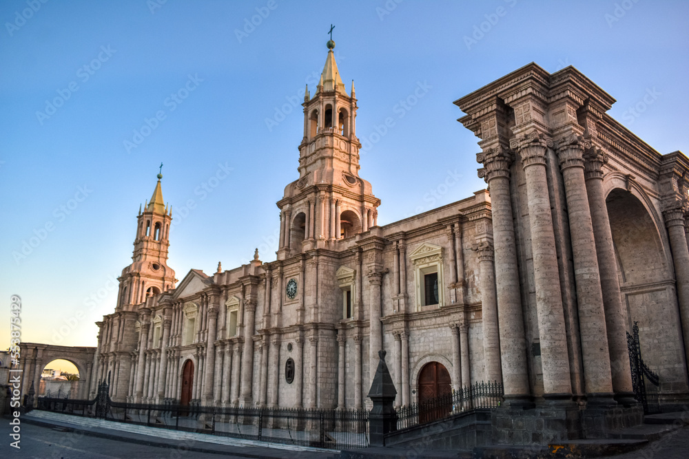 Basilica Cathedral of Arequipa Peru