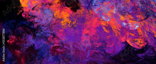 Bright artistic splashes. Abstract painting purple texture. Modern pattern. D...
