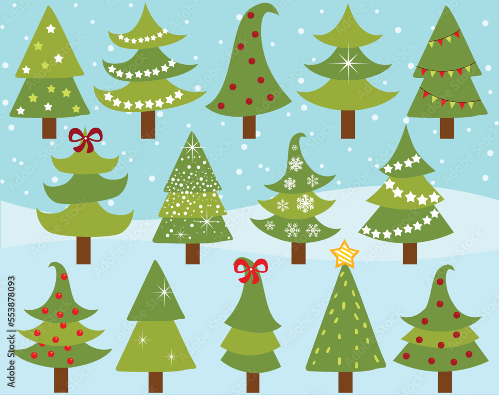 Christmas trees Christmas trees