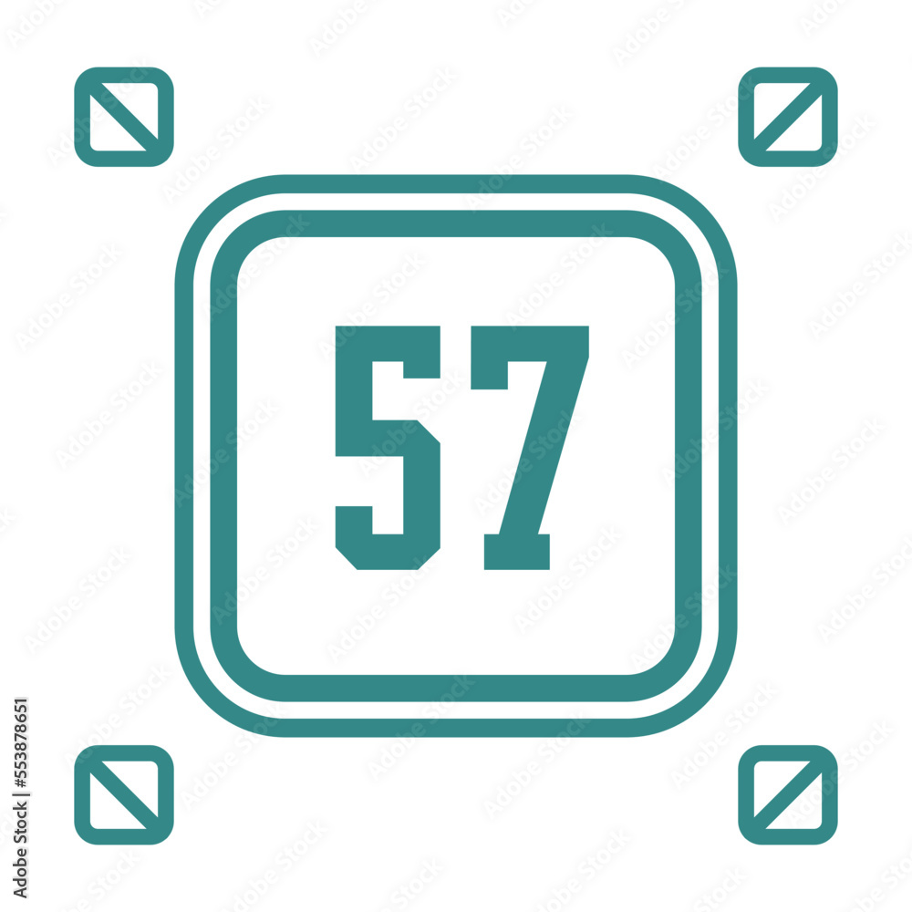 Numeric icon vector design templates Numeric icon vector design templates