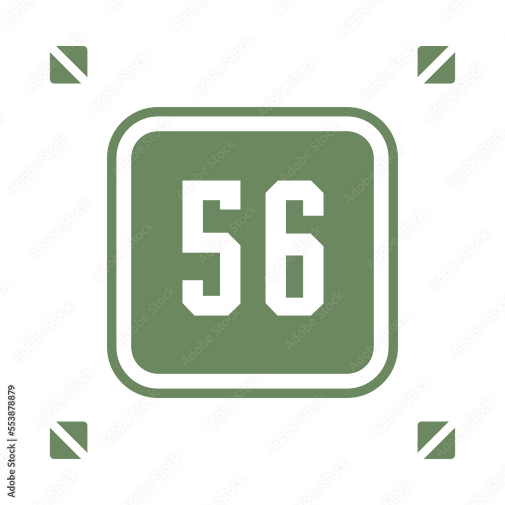 Numeric icon vector design templates Numeric icon vector design templates