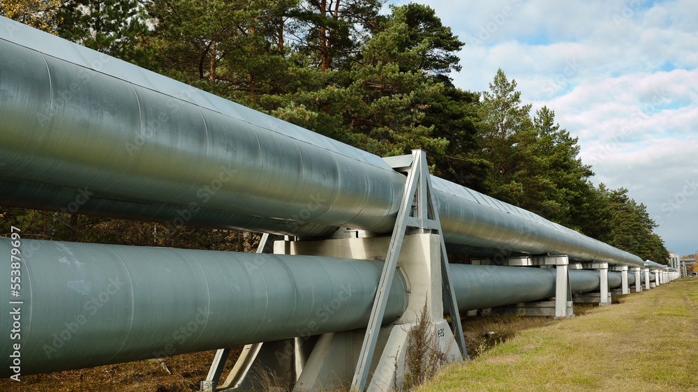 pipeline, in the photo pipeline close-up