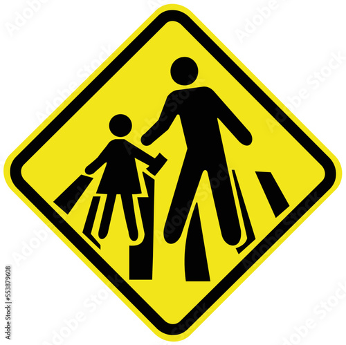 Passagem sinalizada de escolares - Sinais de trânsito usados no Brasil. É a Listagem Oficial, válida para os Exames. Sinalização Regulatória. CTB