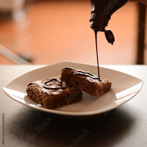 chocolate cake, brownie