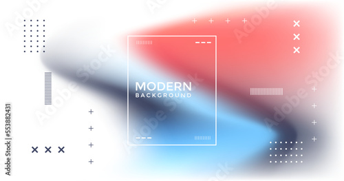 Modern background .full color .liquid effect with soft color