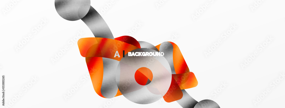 Metallic shiny geometric surfaces, round shapes and circles. Digital web futuristic template for wallpaper, banner, background, card, book Illustration, landing page Metallic shiny geometric surfaces, round shapes and circles. Digital web futuristic template for wallpaper, banner, background, card, book Illustration, landing page