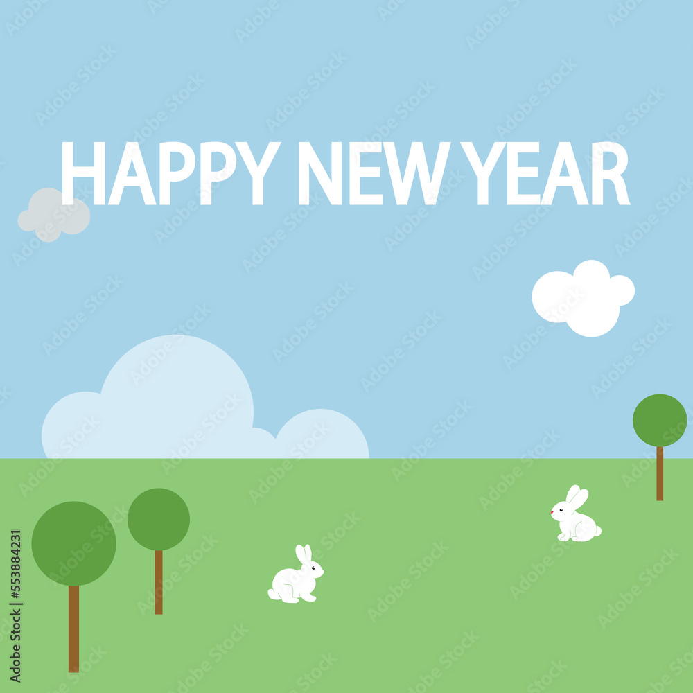 Naklejka premium Happy New Year 2023 vector