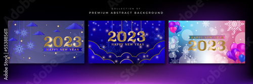 Happy new year 2023 background