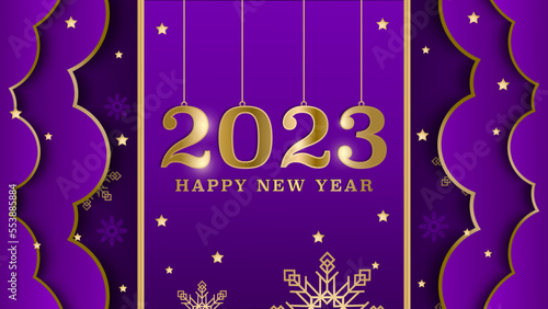 Happy new year 2023 background