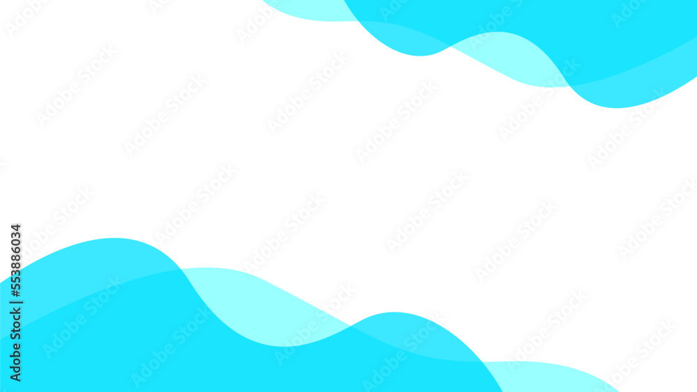 blue wavy liquid background with copy space vector stock