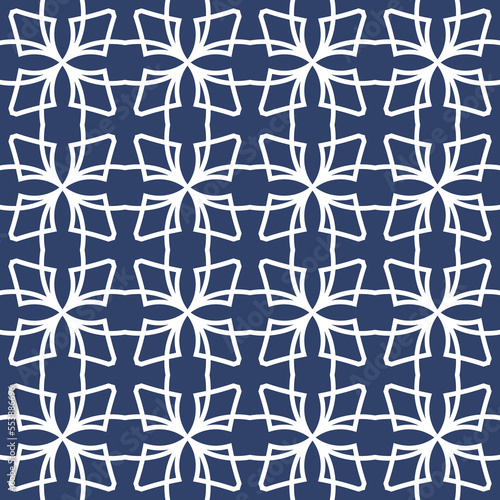 Seamless pattern with ethnic geometric ornament. Beautiful abstract illustration.