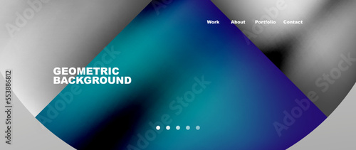 Overlapping circles abstract background template