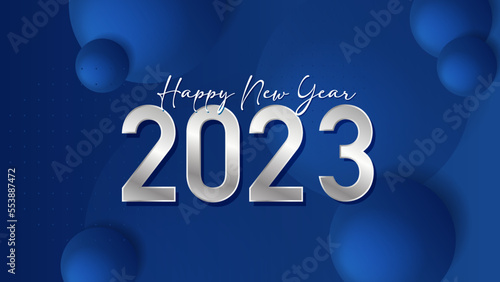 Happy new year 2023 background