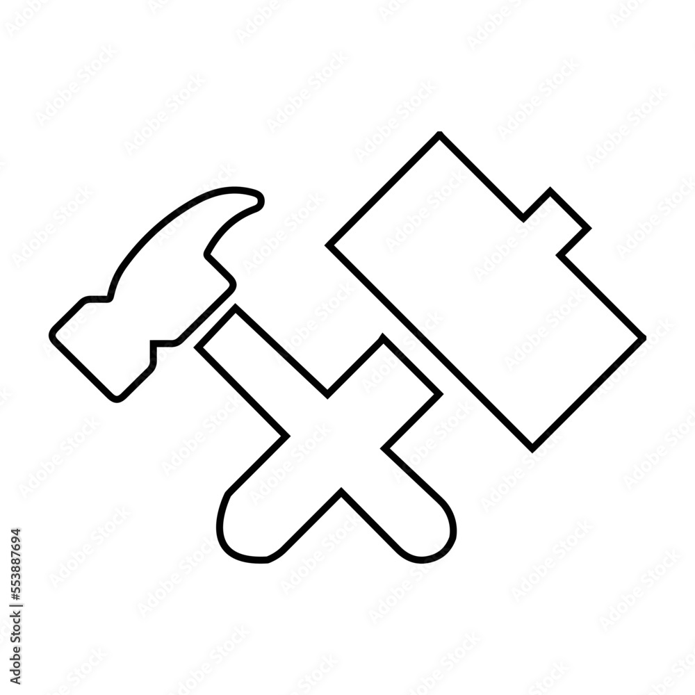 Building construction tools icon Building construction tools icon