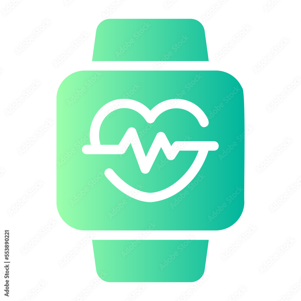 smartwatch gradient icon smartwatch gradient icon