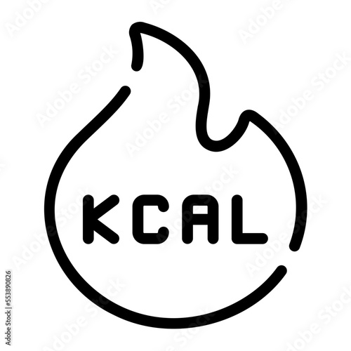kcal line icon