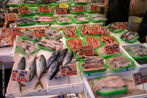 市場の鮮魚