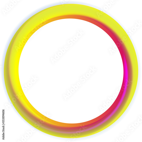 Christmas festival cirlce ring framework photo gallery window frame display decoration background graphic illustration