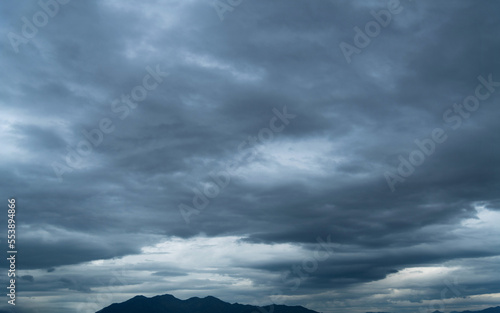 Photography Dramatic sky with dark clouds