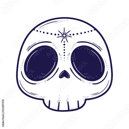 esoteric skull head