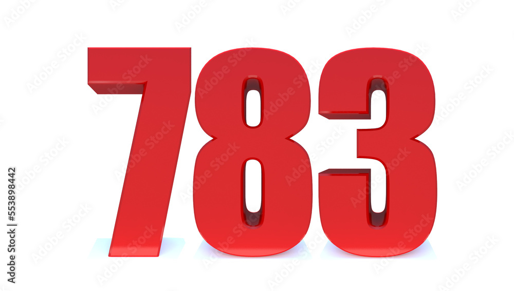 783 number 783 number