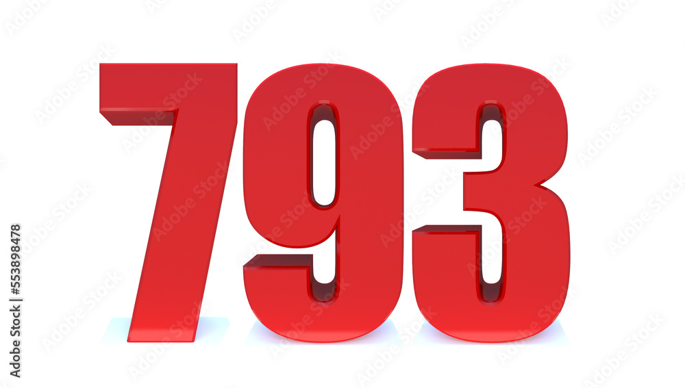 793 number 793 number
